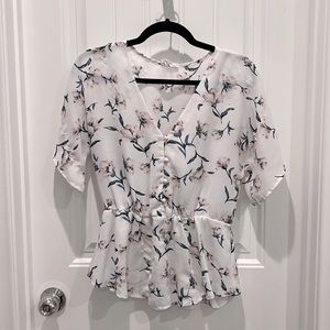 Floral top size S